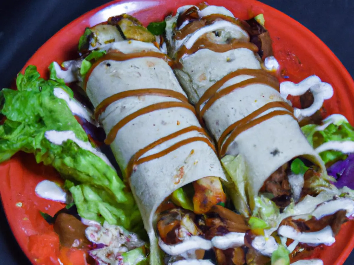 Organic Halal Chicken Boti Wrap