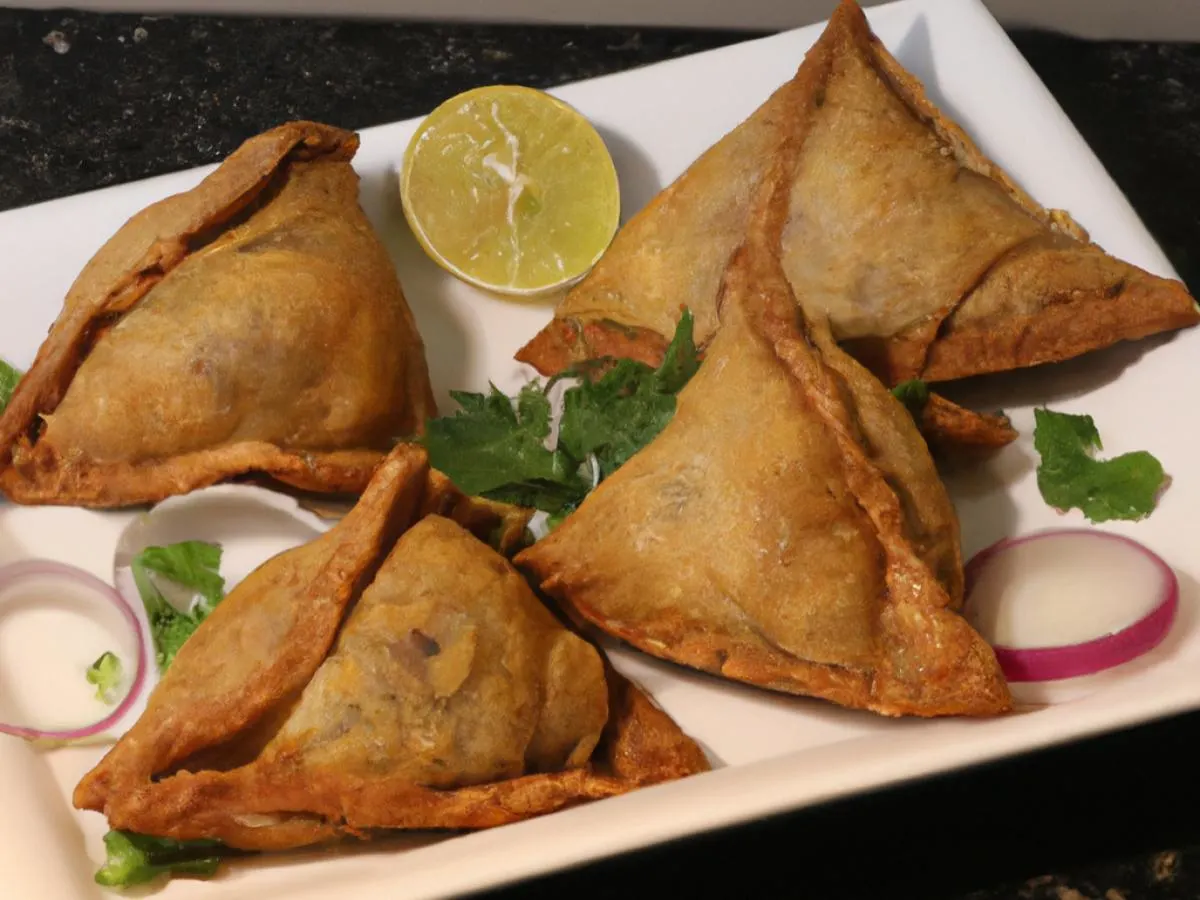 Organic Halal Beef Qeema Samosa