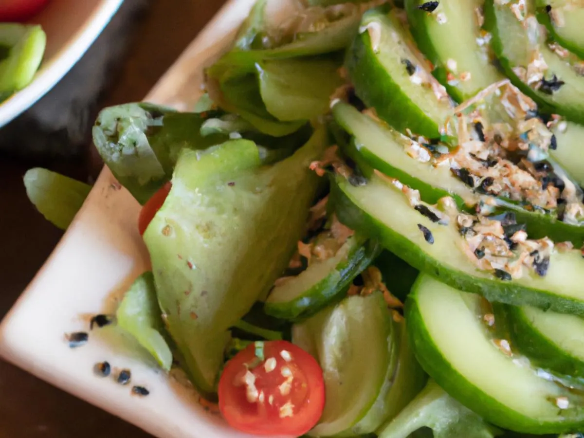 Individual Avocado Salad with Sesame Vinaigrette Individual Avocado Salad with Sesame Vinaigrette