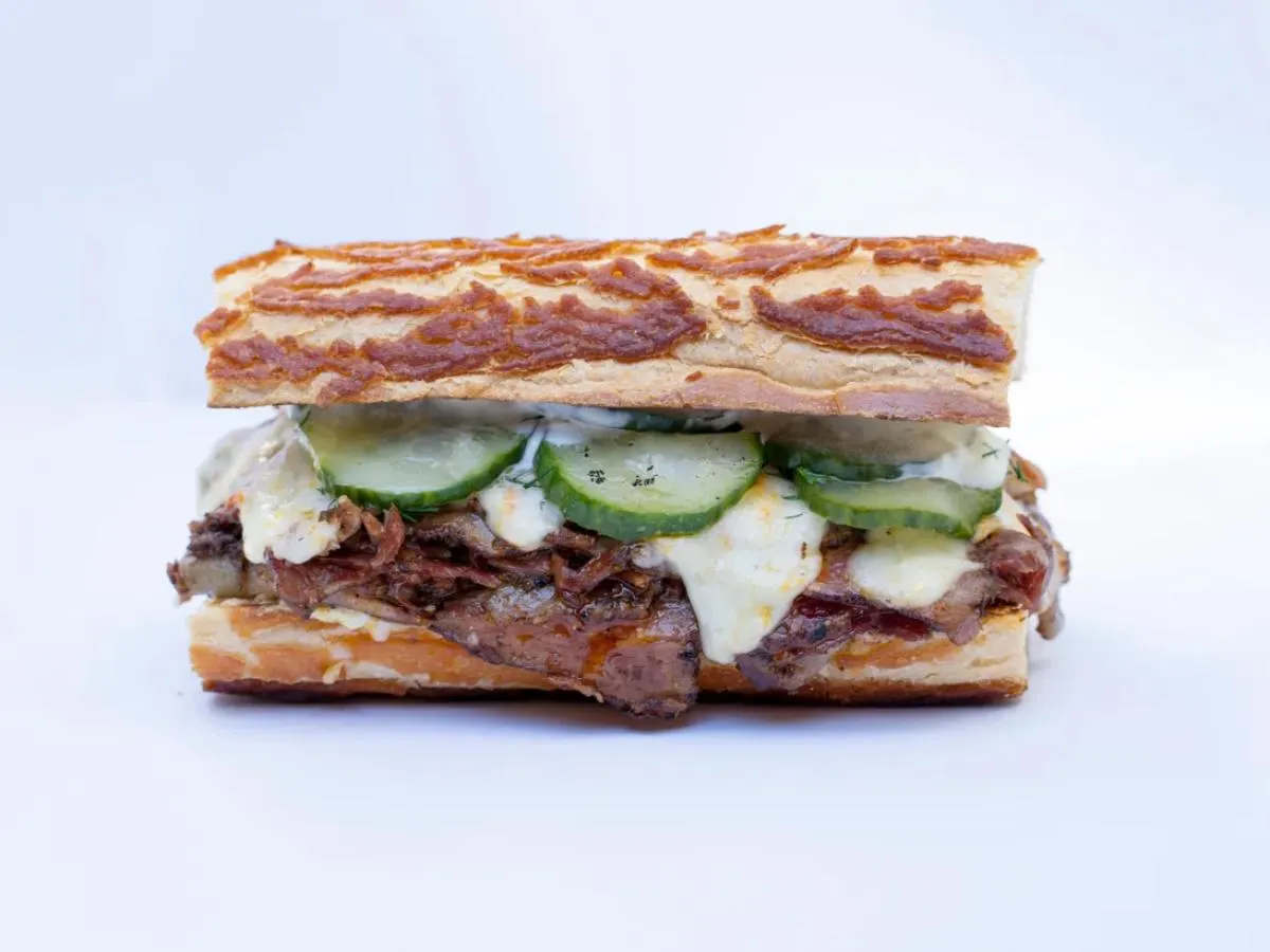 Dutch Crunch Pastrami Sandwich Dutch Crunch Pastrami Sandwich