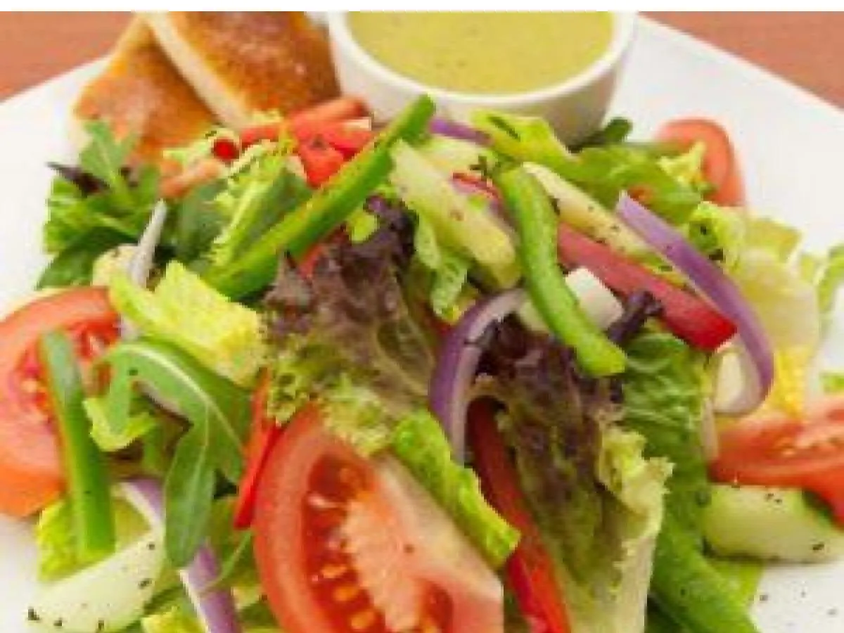 Entree House Salad with House Vinaigrette Entree House Salad with House Vinaigrette