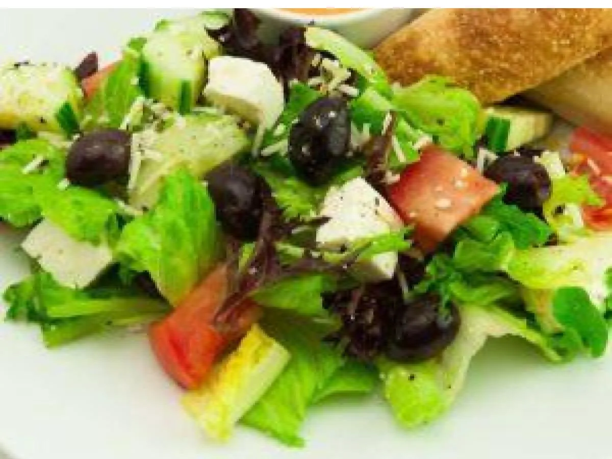 Entree Greek Salad with Ranch Dressing Entree Greek Salad with Ranch Dressing
