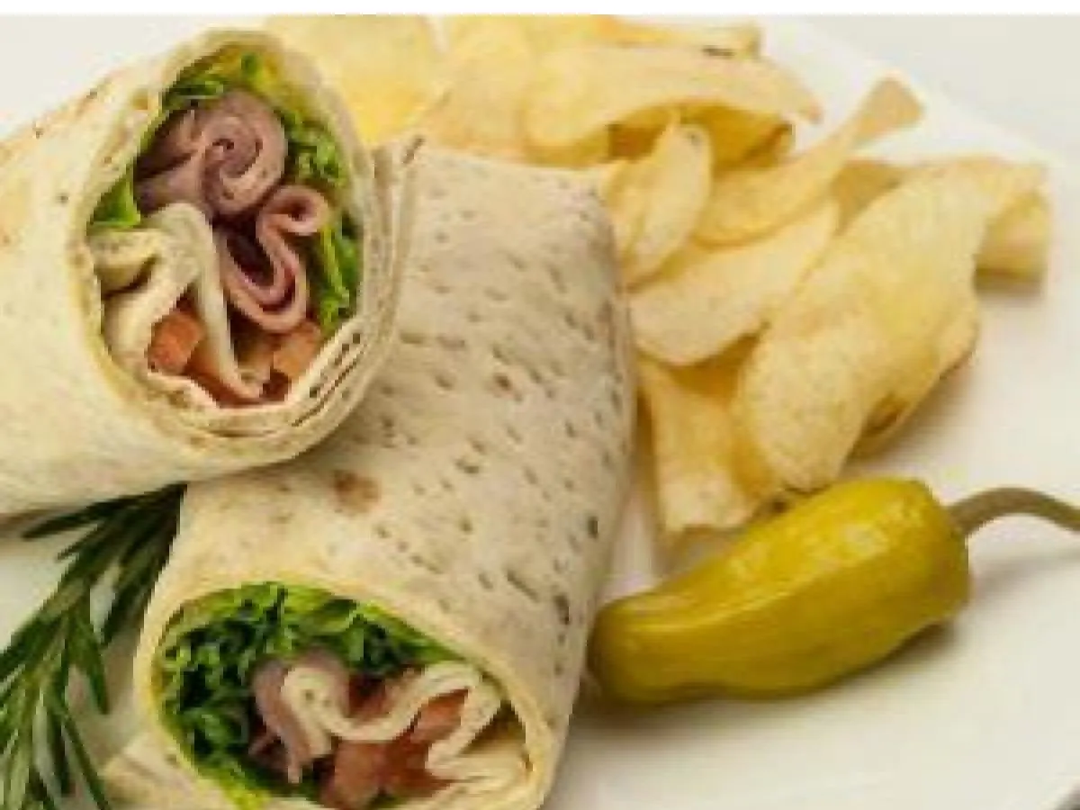 Italian Job Pita with Side Salad Italian Job Pita with Side Salad