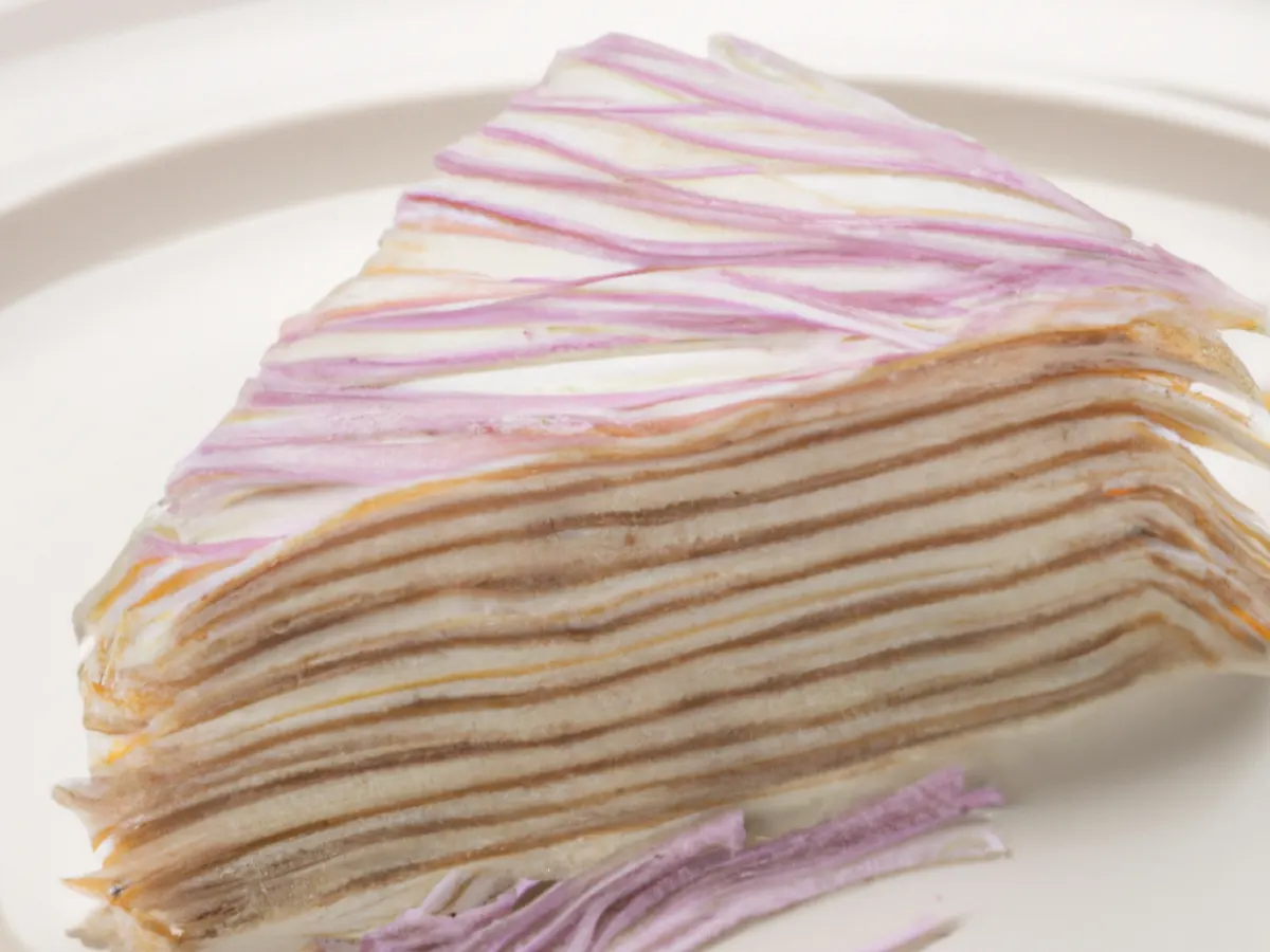 Taro Mille Cake Taro Mille Cake