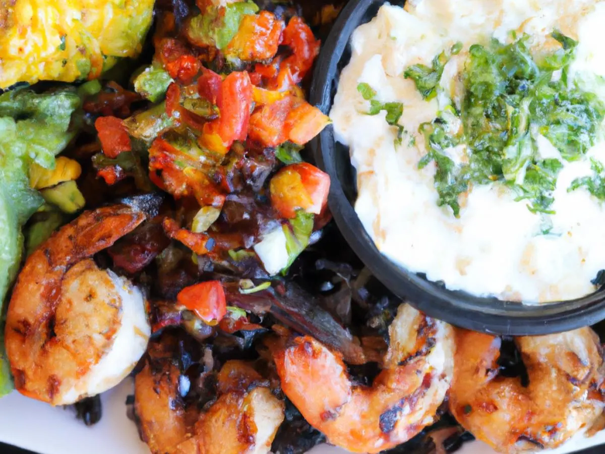 Shrimp and Black Bean Lunch Bowl Shrimp and Black Bean Lunch Bowl