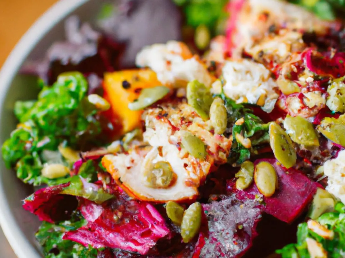Vibrant Salad with Organic Chicken