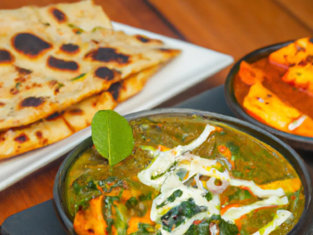 Paneer Tikka Masala, Butter Naan & Dal Palak [16oz]