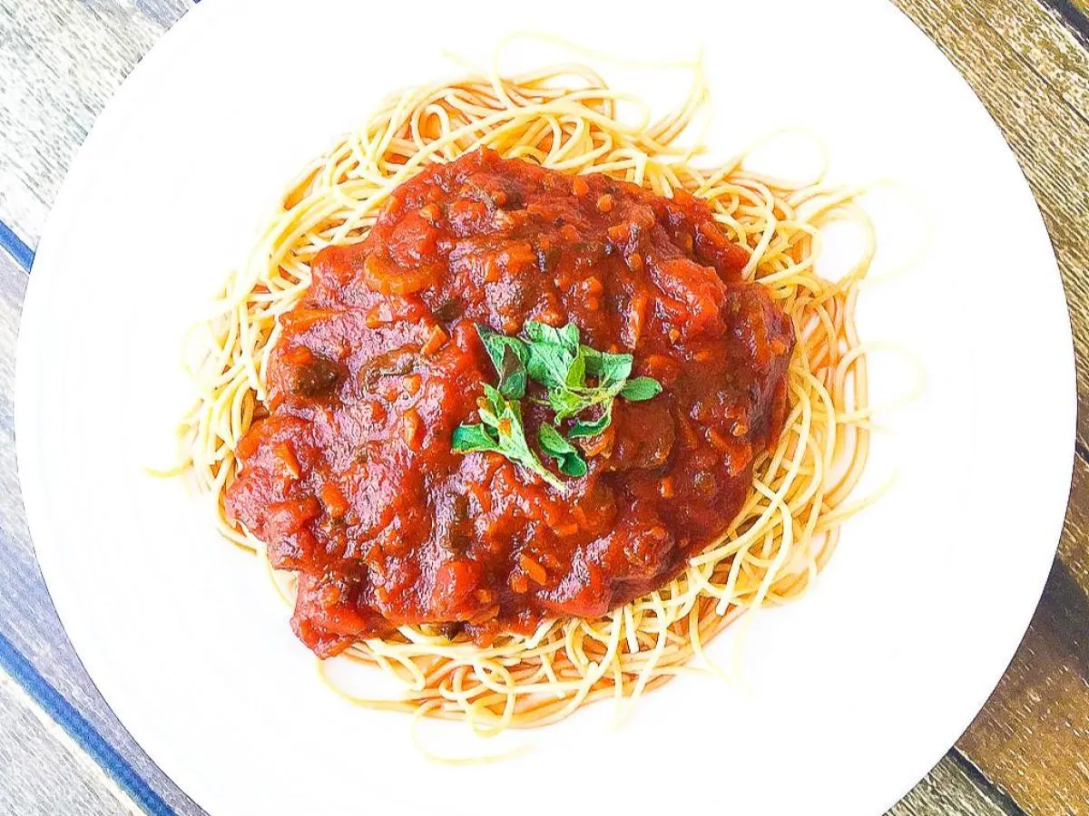 Spaghetti with Marinara Sauce