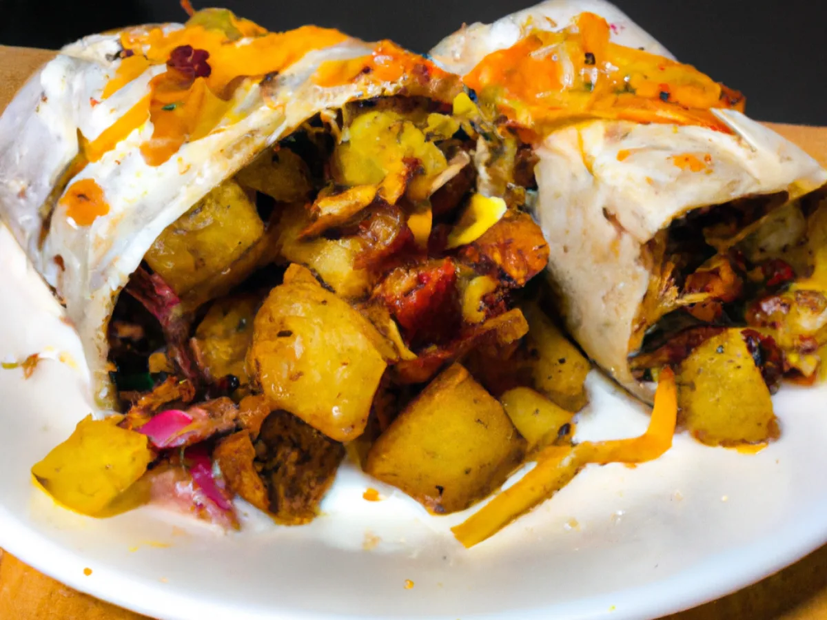 Mighty Vegan Burrito on Gluten Free Wrap Mighty Vegan Burrito on Gluten Free Wrap