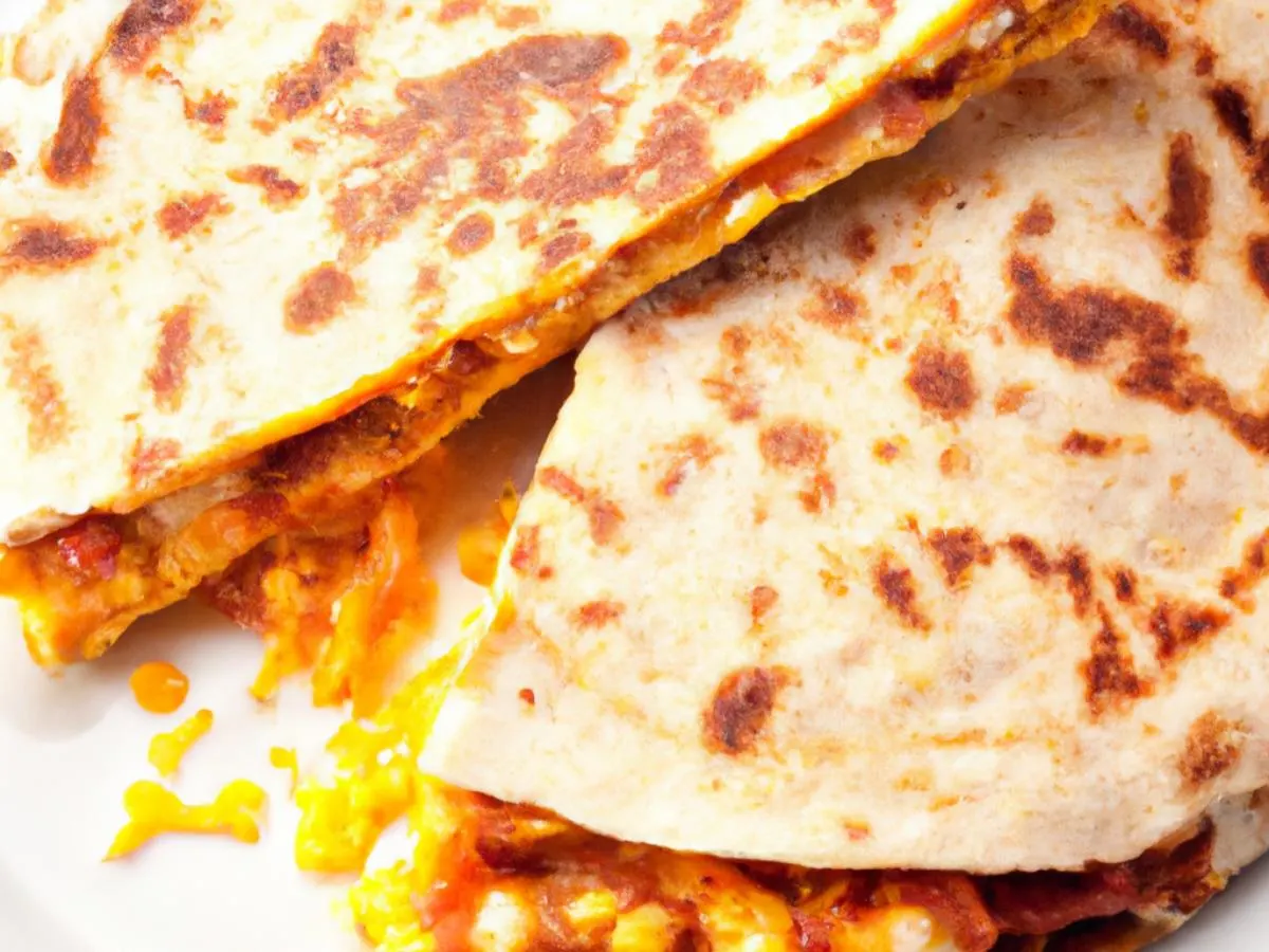 The Breakfast BOMB Quesadilla on a Gluten Free wrap The Breakfast BOMB Quesadilla on a Gluten Free wrap