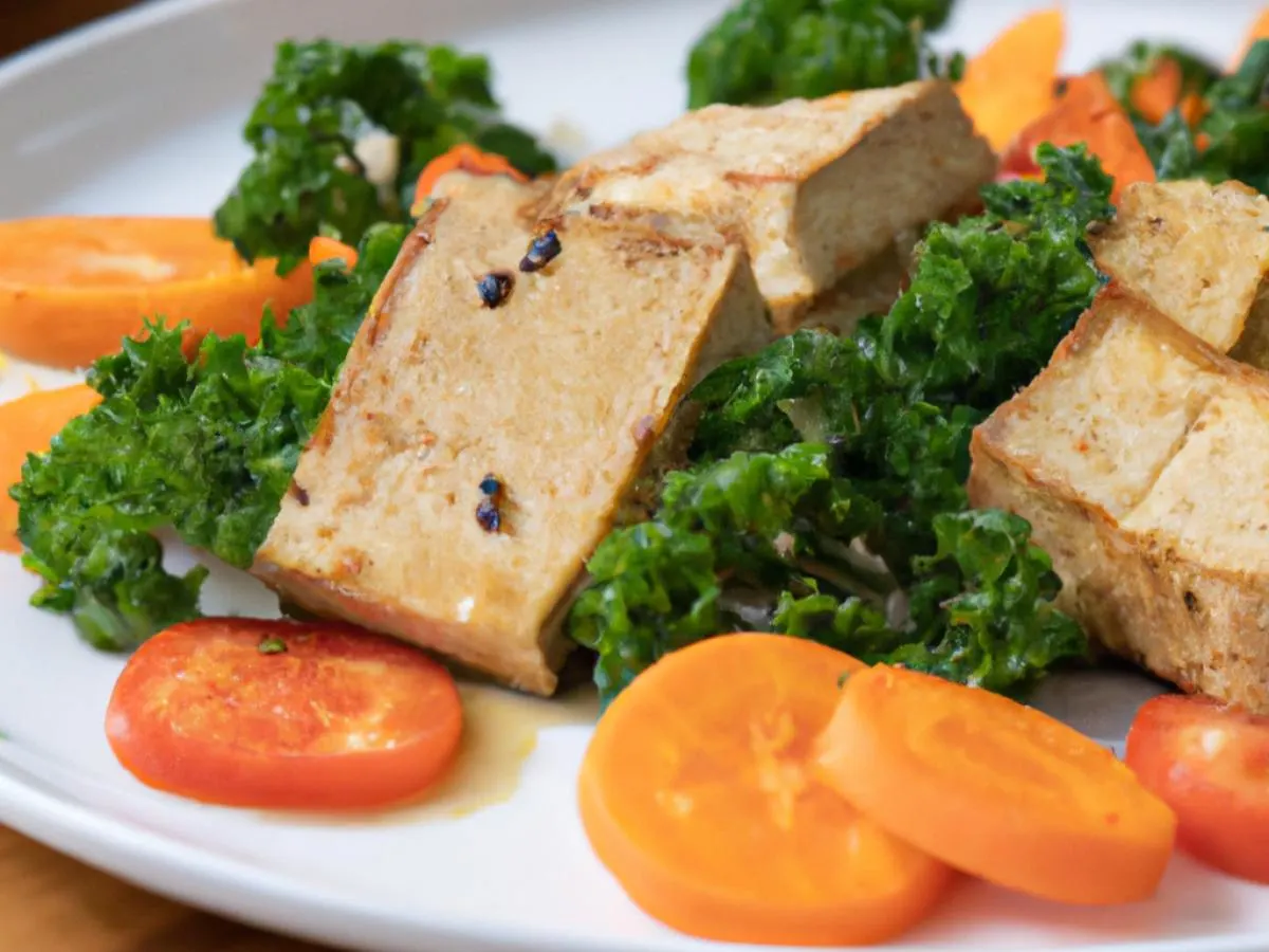 TikTok Special Diet Meal - Grilled Tofu w/ Kale Salad (No Dressing) TikTok Special Diet Meal - Grilled Tofu w/ Kale Salad (No Dressing)