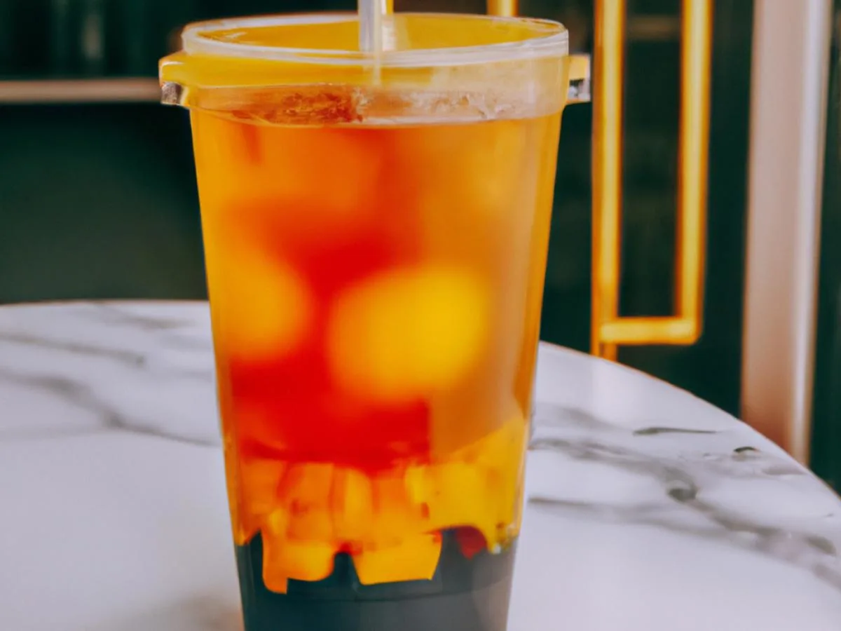 Mango Black Tea (Half Sweetnesss) Mango Black Tea (Half Sweetnesss)