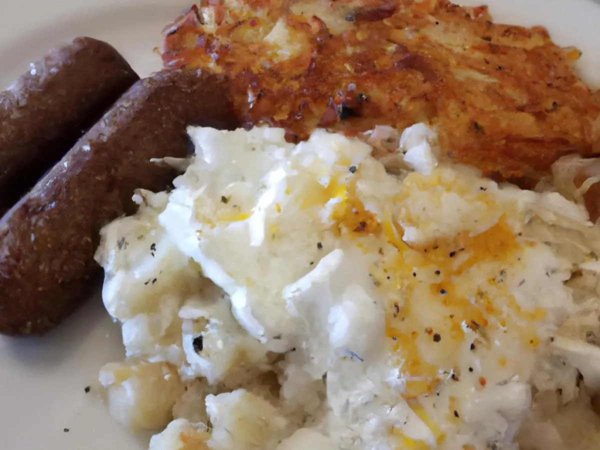 Egg Whites and Sausage Box with Hash Browns