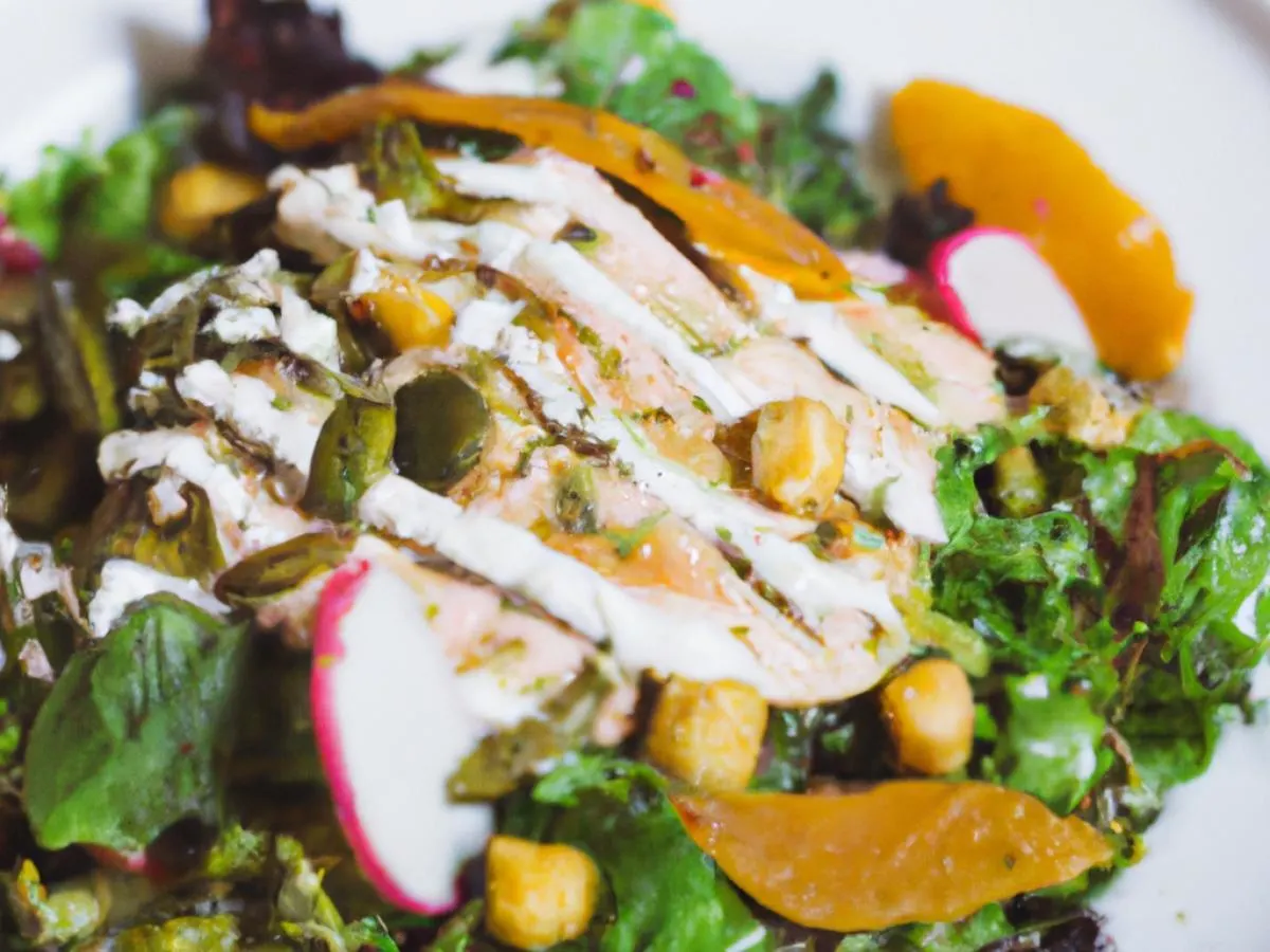Herb Passion Salad with Organic Chicken