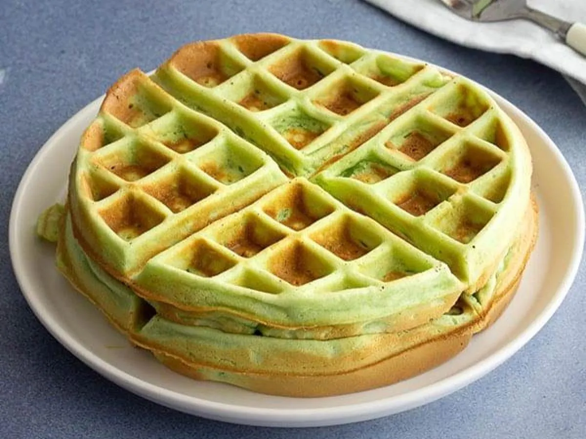 Pandan Waffle Pandan Waffle