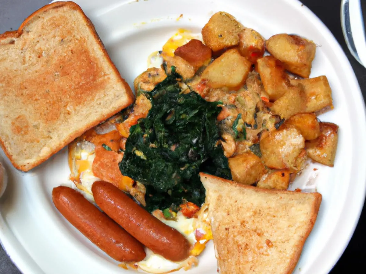 TOM YUM Egg Scramble with Chicken Apple Sausage TOM YUM Egg Scramble with Chicken Apple Sausage