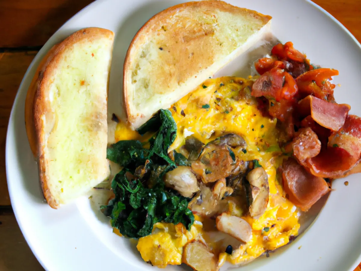 TOM YUM Egg Scramble with Sriracha Bacon TOM YUM Egg Scramble with Sriracha Bacon