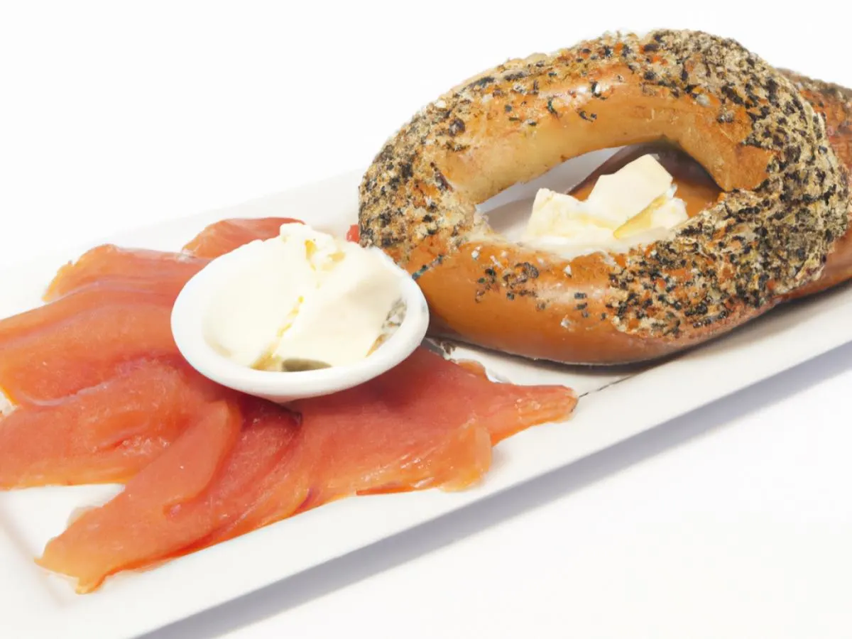 Lox Plate with Sesame Bagel & Plain Cream Cheese Lox Plate with Sesame Bagel & Plain Cream Cheese