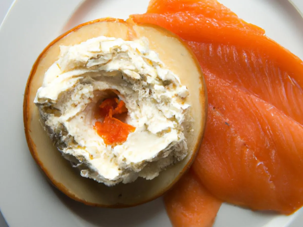 Lox Plate with Gluten Free Bagel & Plain Cream Cheese Lox Plate with Gluten Free Bagel & Plain Cream Cheese
