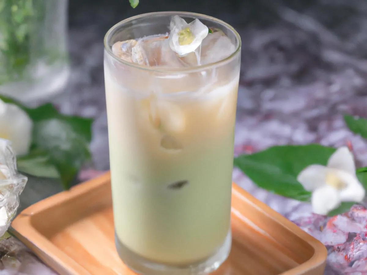 Jasmine Green Milk Tea [Unsweetened]