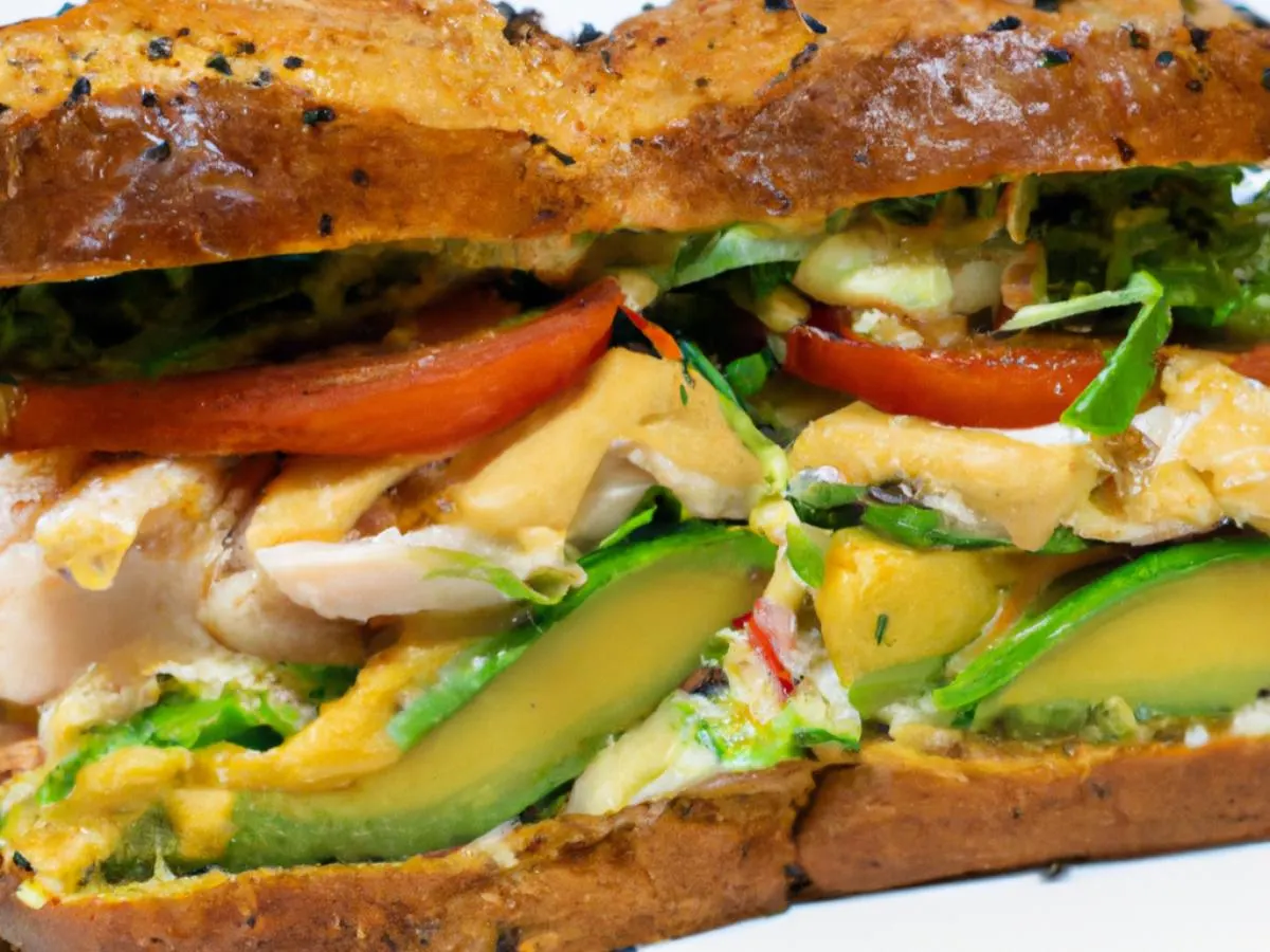 Bella Sandwich with Dutch Crunch and Side Salad Combo Bella Sandwich with Dutch Crunch and Side Salad Combo