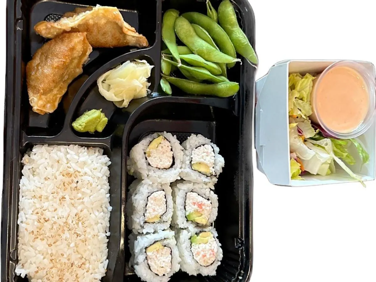 California Brown Rice Bento Box