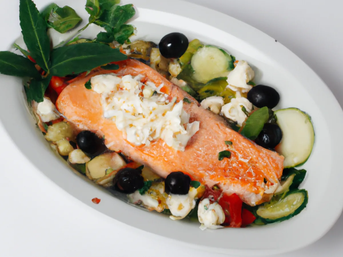 Mediterranean Marinated Salmon