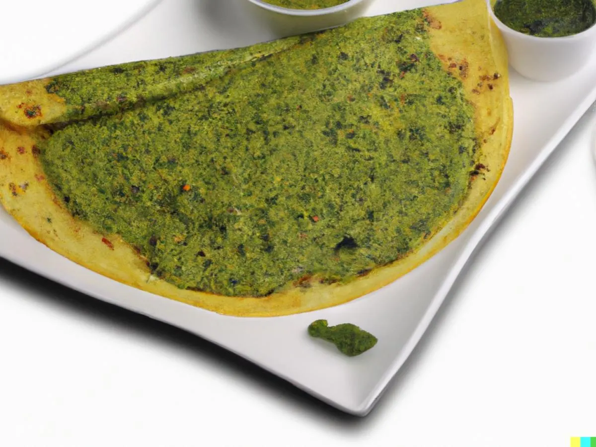 Basil Pesto Dosa Basil Pesto Dosa