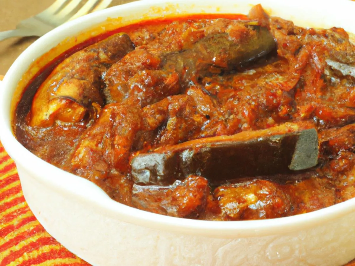 Kathirikai Kulambu (Lunch Portion) Kathirikai Kulambu (Lunch Portion)