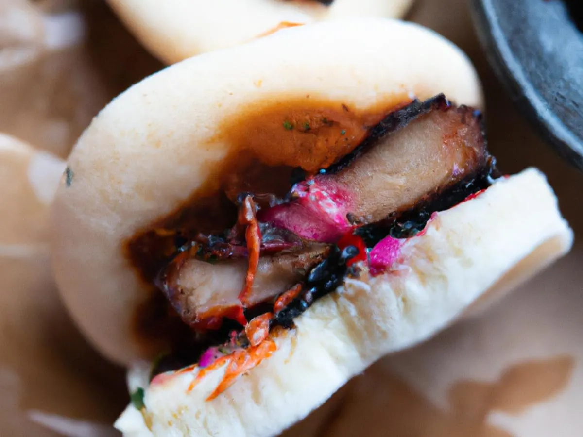 Pork Belly Bao Buns with Plum Sauce Pork Belly Bao Buns with Plum Sauce