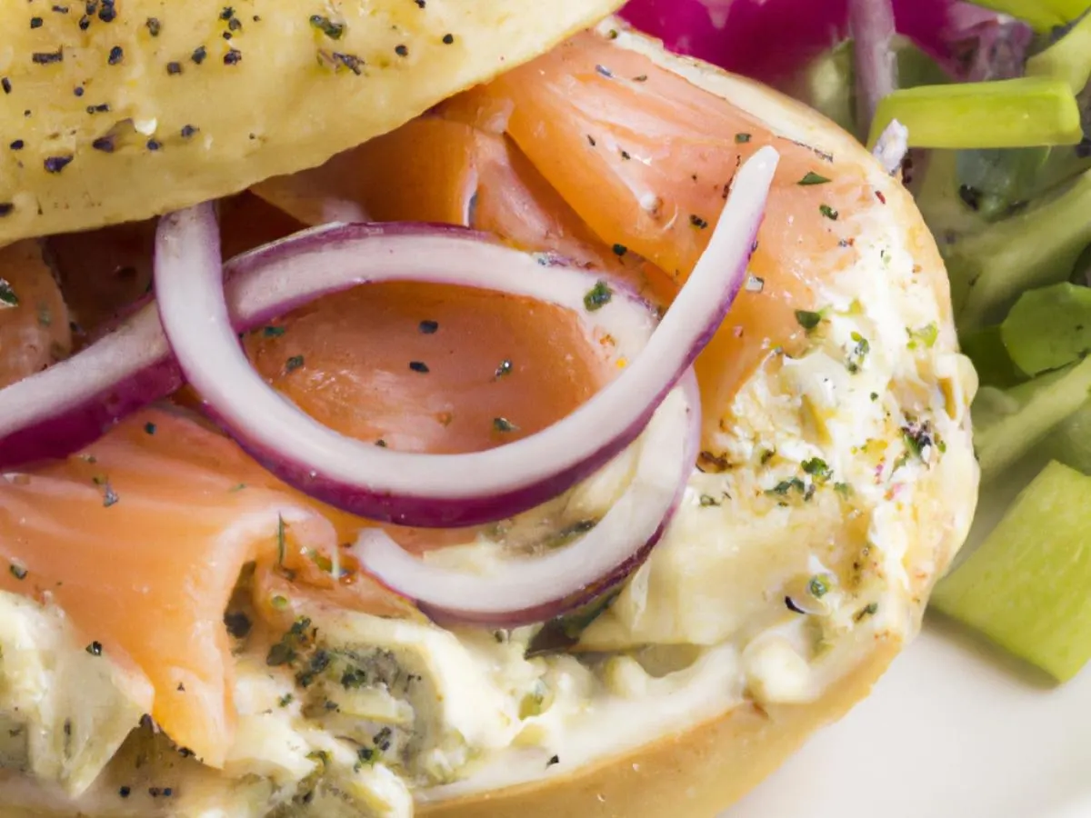 Gluten Free Bagel Smoked Sockeye Salmon Salad Sandwich Gluten Free Bagel Smoked Sockeye Salmon Salad Sandwich