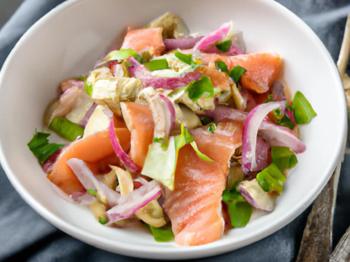Smoked Sockeye Salmon Salad Add-On Smoked Sockeye Salmon Salad Add-On