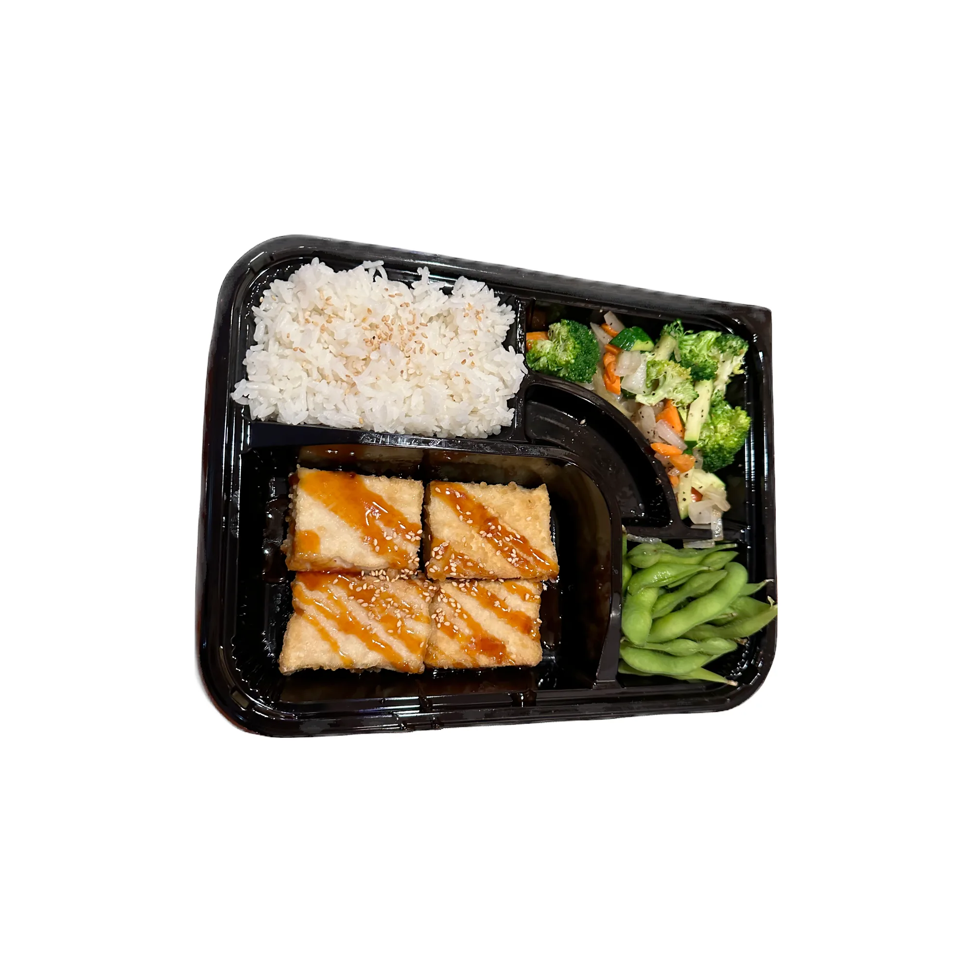 Oishi Vegan Bento Box with Brown Rice