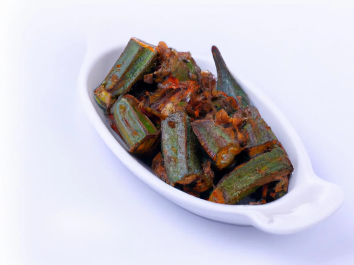 Spicy Okra Masala (Lunch Portion) Spicy Okra Masala (Lunch Portion)