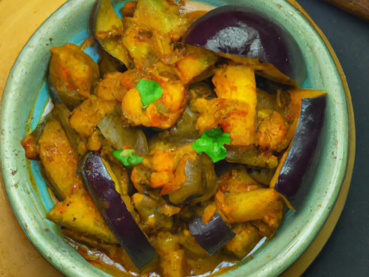 Roasted Eggplant and Sweet Potato with Coconut Milk Curry Sauce Roasted Eggplant and Sweet Potato with Coconut Milk Curry Sauce
