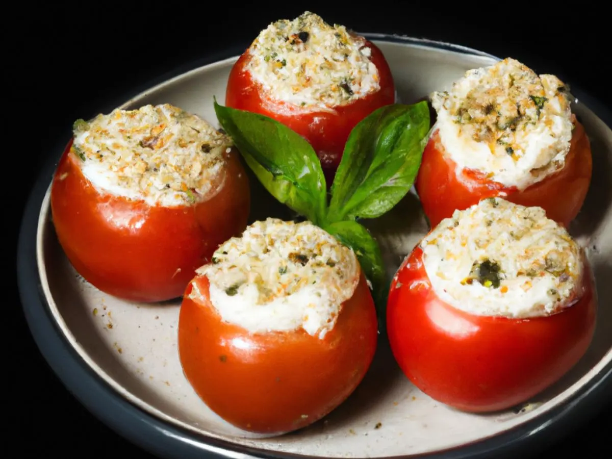 Four Cheese Stuffed Tomatoes