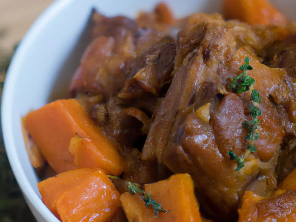 Light Carb Braised Pork Caldereta and Honey Roasted Carrots with Fennel Light Carb Braised Pork Caldereta and Honey Roasted Carrots with Fennel