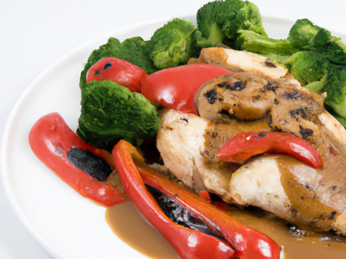 Light Carb Herb Roasted Chicken with Broccoli Light Carb Herb Roasted Chicken with Broccoli