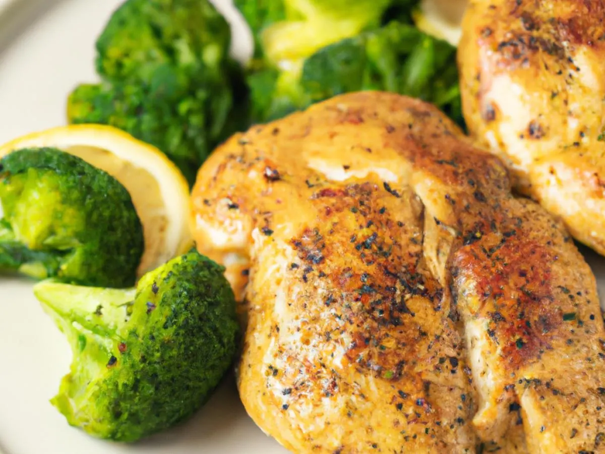 Light Carb Lemon Garlic Chicken with Broccoli Light Carb Lemon Garlic Chicken with Broccoli