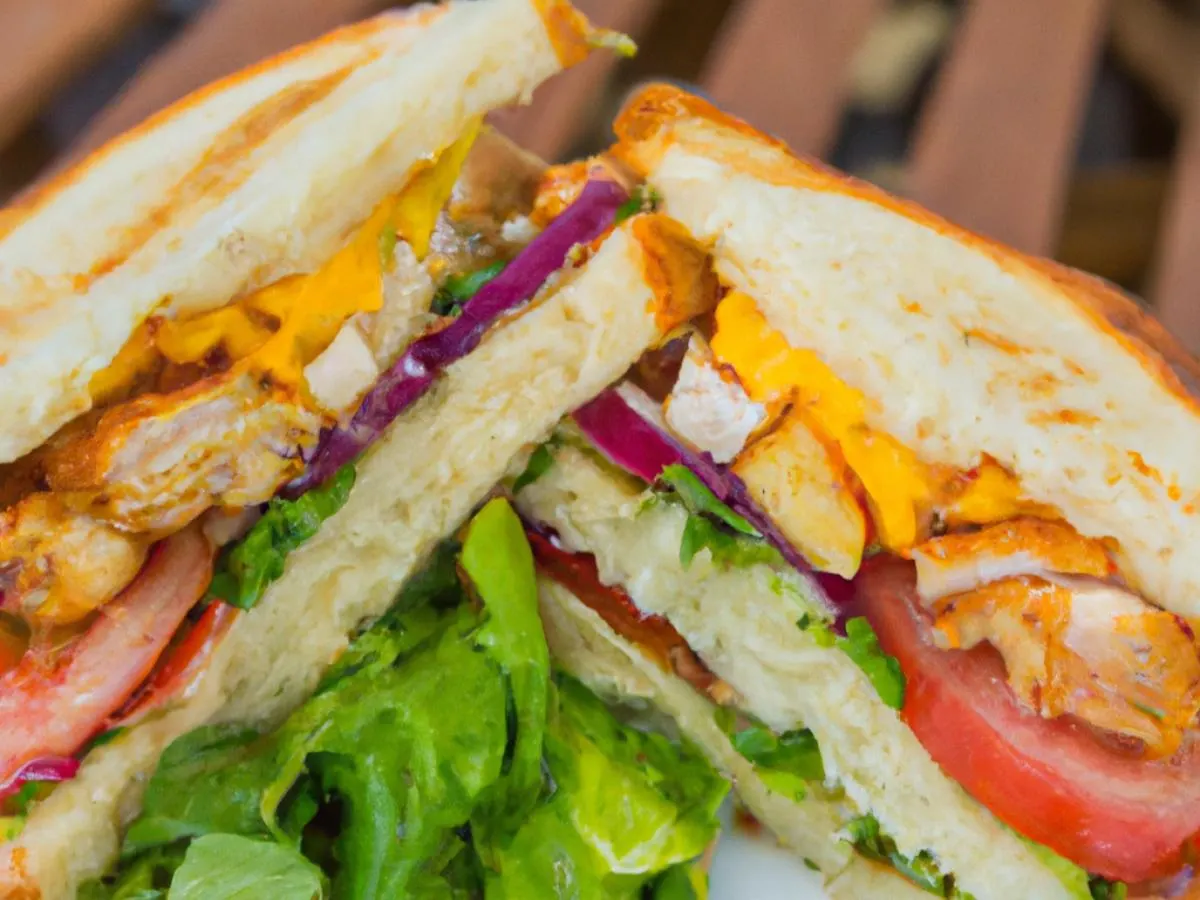 Chicken Club Sandwich & Side Salad Combo Chicken Club Sandwich & Side Salad Combo