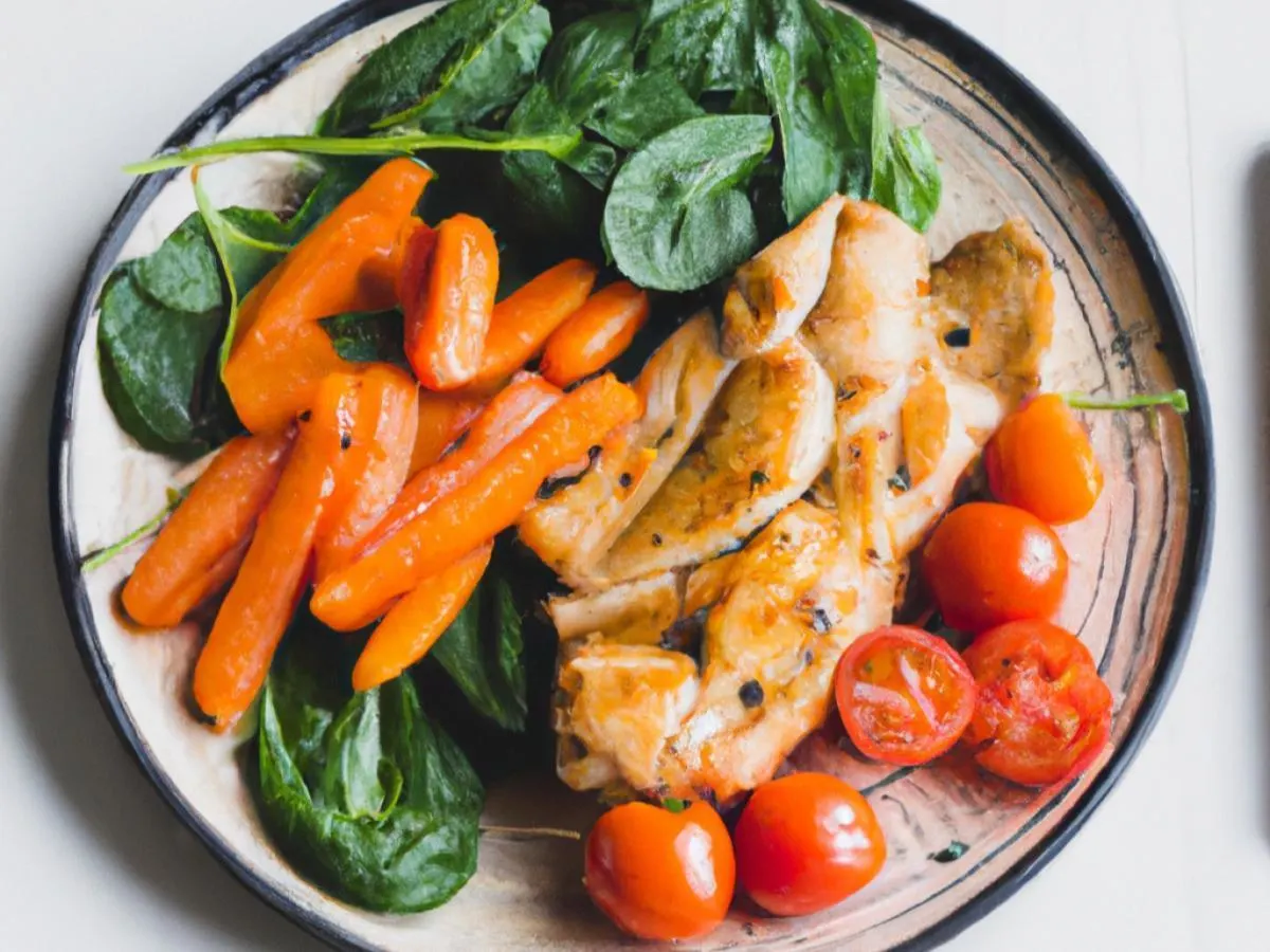 Dairy-Free Baby Spinach Entree Salad with Grilled Chicken & Balsamic Vinaigrette Dairy-Free Baby Spinach Entree Salad with Grilled Chicken & Balsamic Vinaigrette
