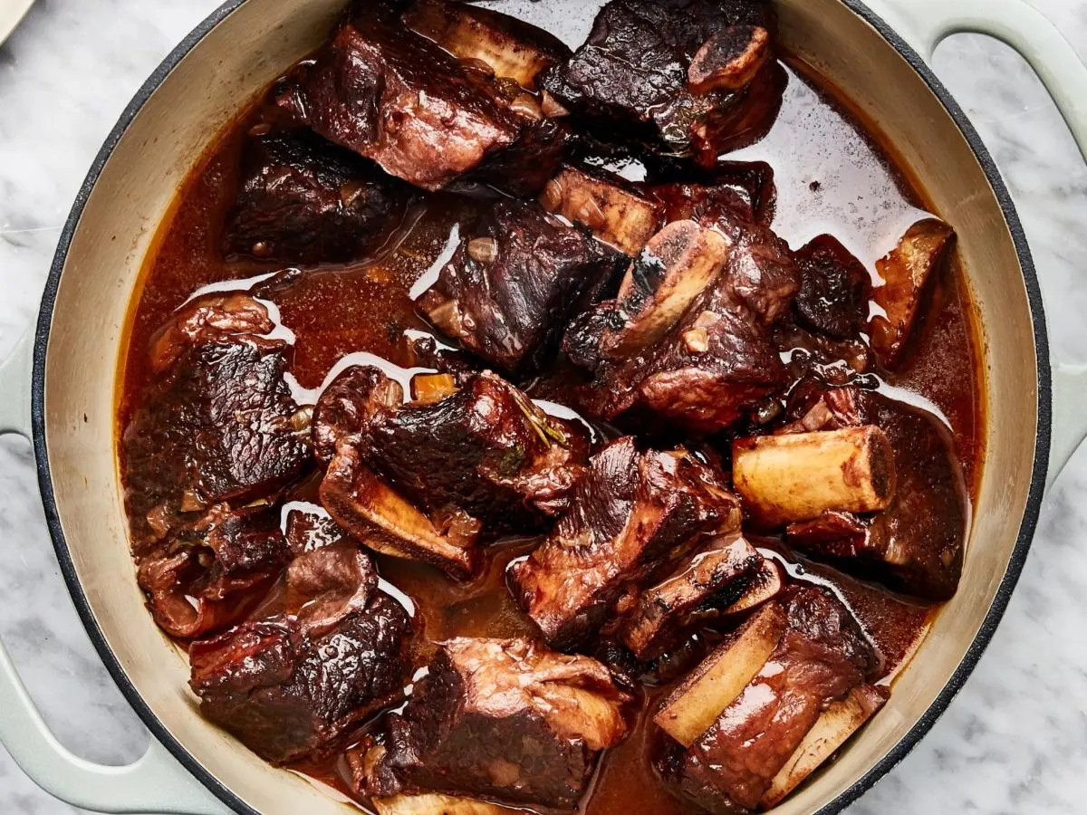 Braised Short Ribs Bourguignon Braised Short Ribs Bourguignon