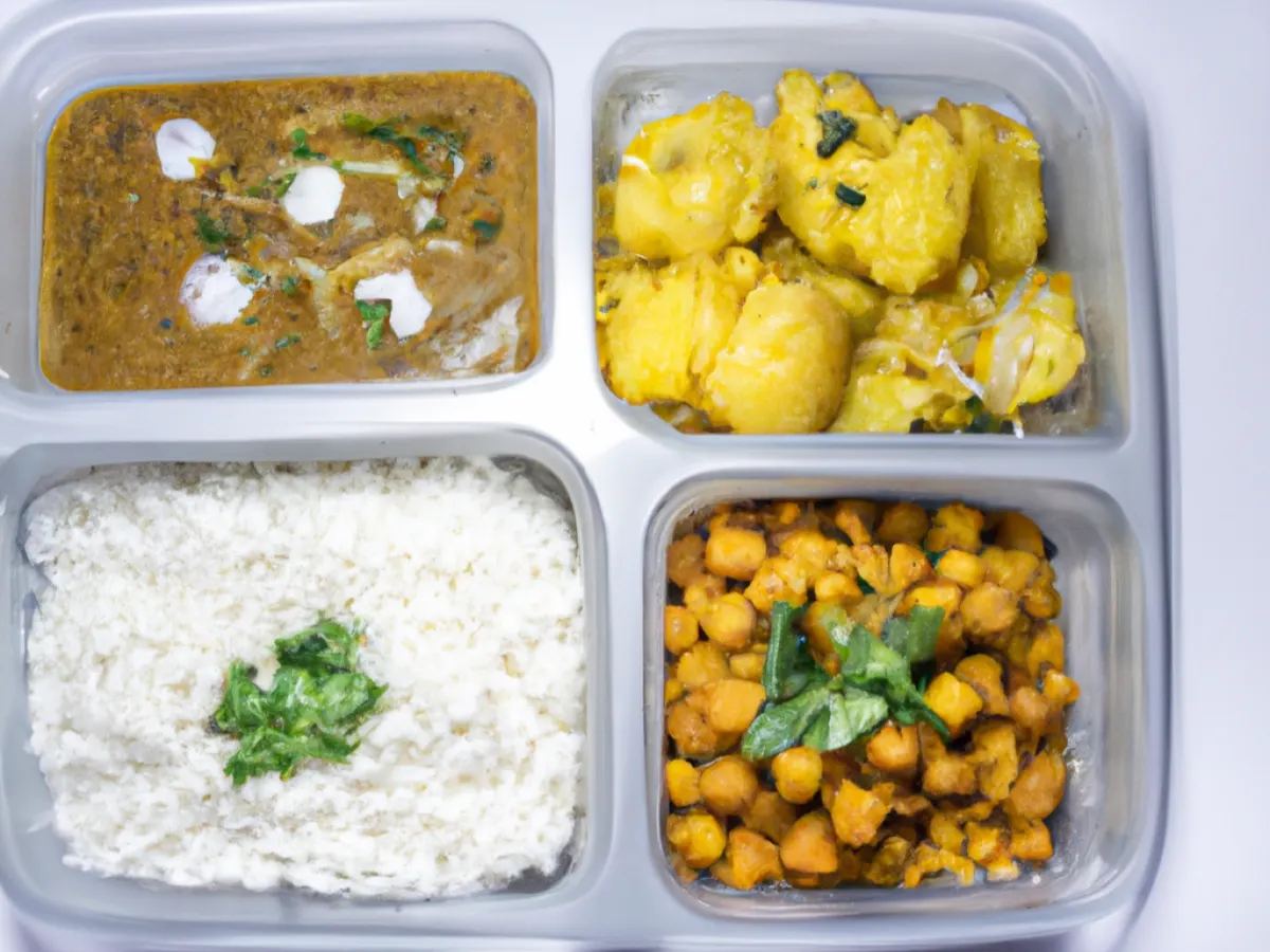 Vegan Dal Tadka & Pindi Chole with Aloo Gobi Basmati Rice Vegan Dal Tadka & Pindi Chole with Aloo Gobi Basmati Rice