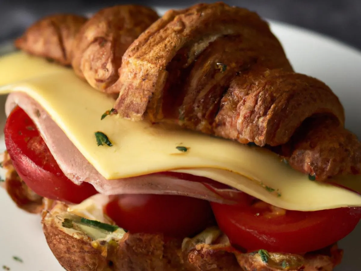GF Homemade Turkey Croissant GF Homemade Turkey Croissant