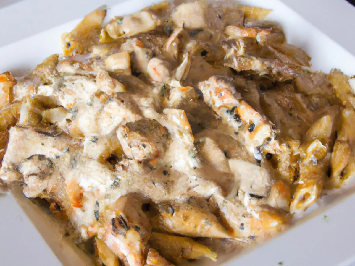 Family Madaccini Pasta with Jamaican Jerk Chicken and MAC Sauce
