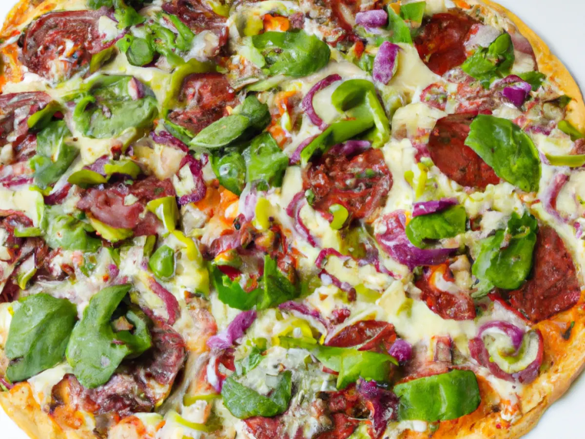 Gluten Free 12" Mediterranean Pizza