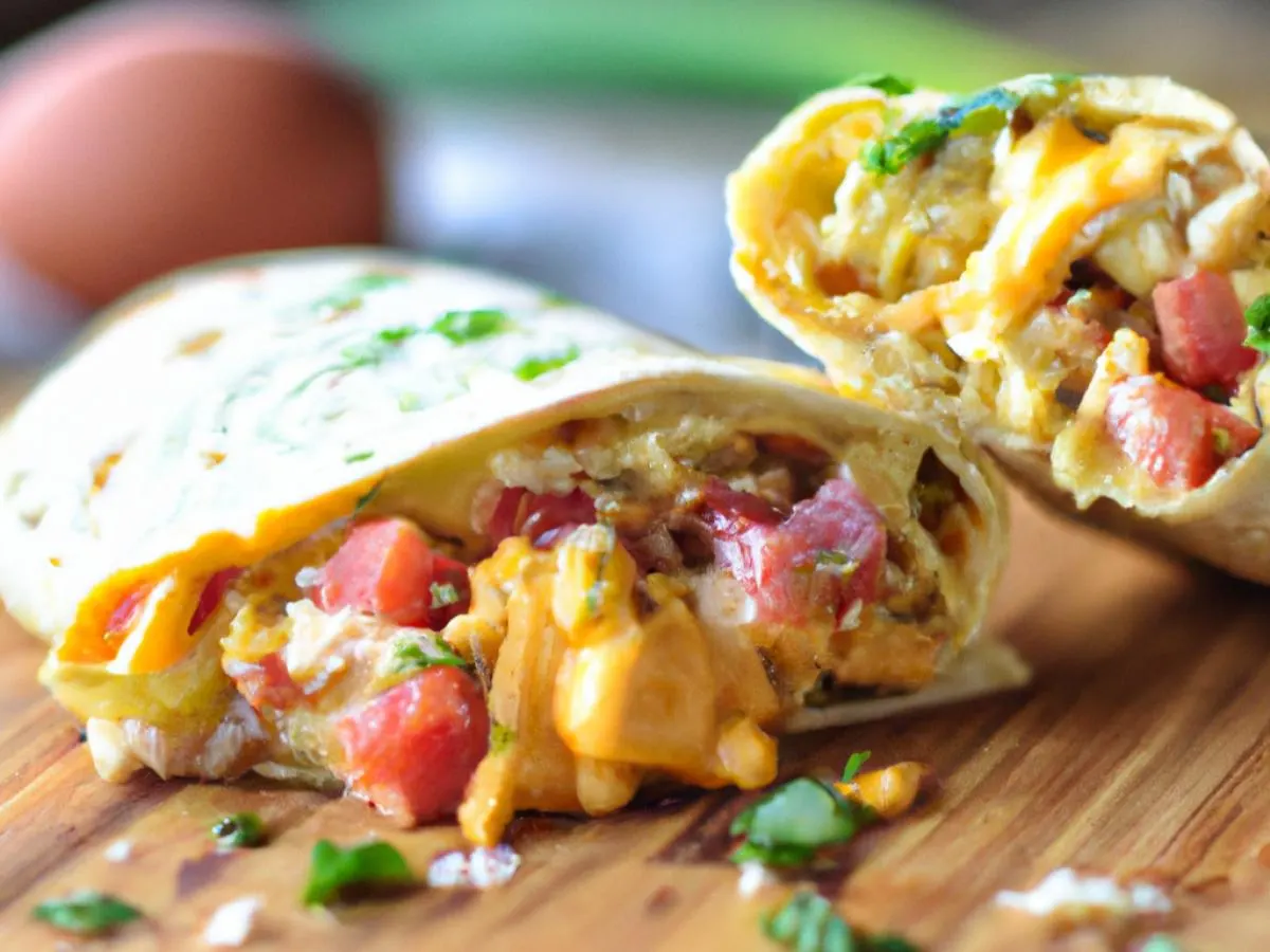 Bacon Breakfast Burrito Bacon Breakfast Burrito