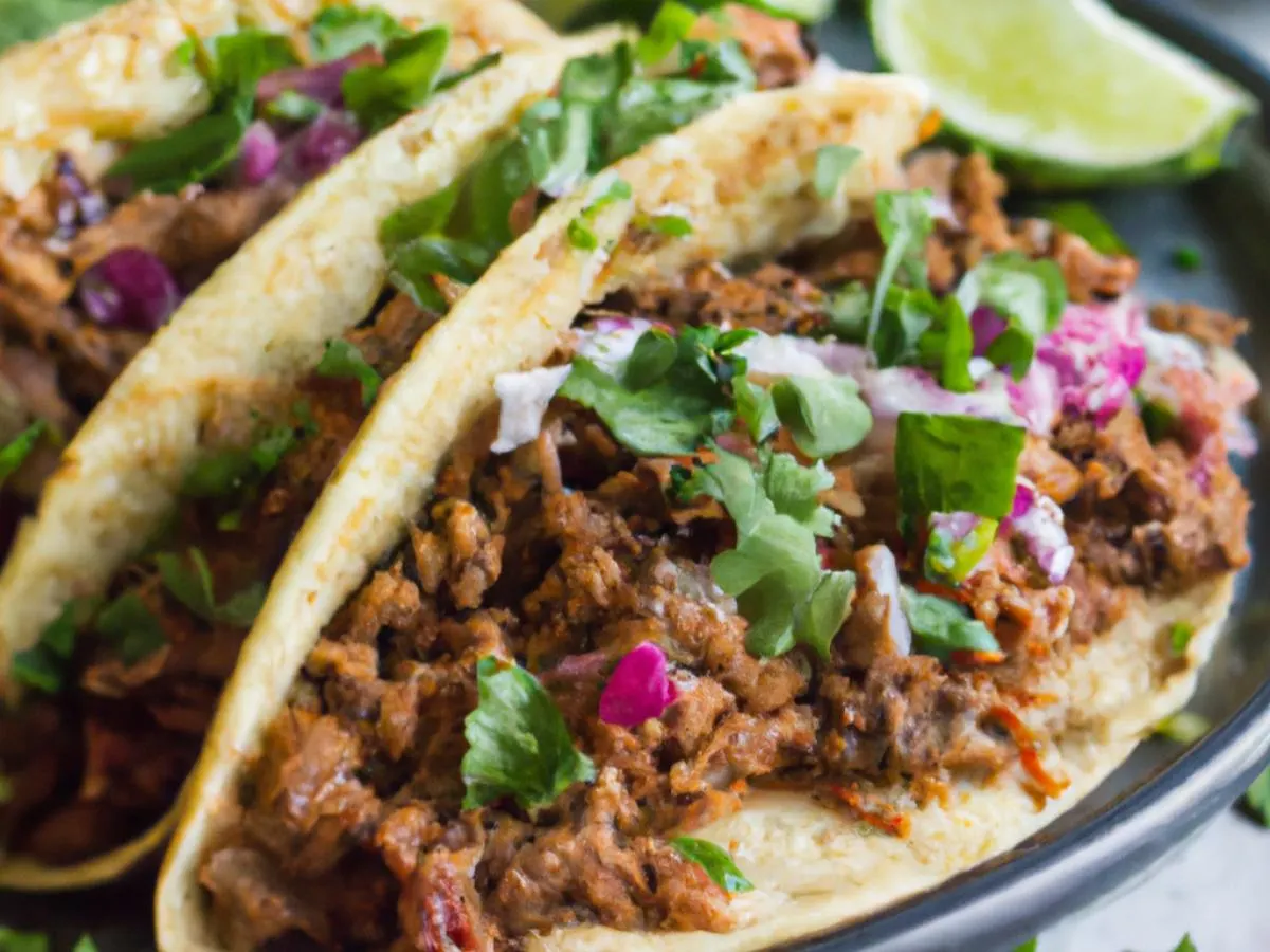 Pork Machaca Tacos Pork Machaca Tacos