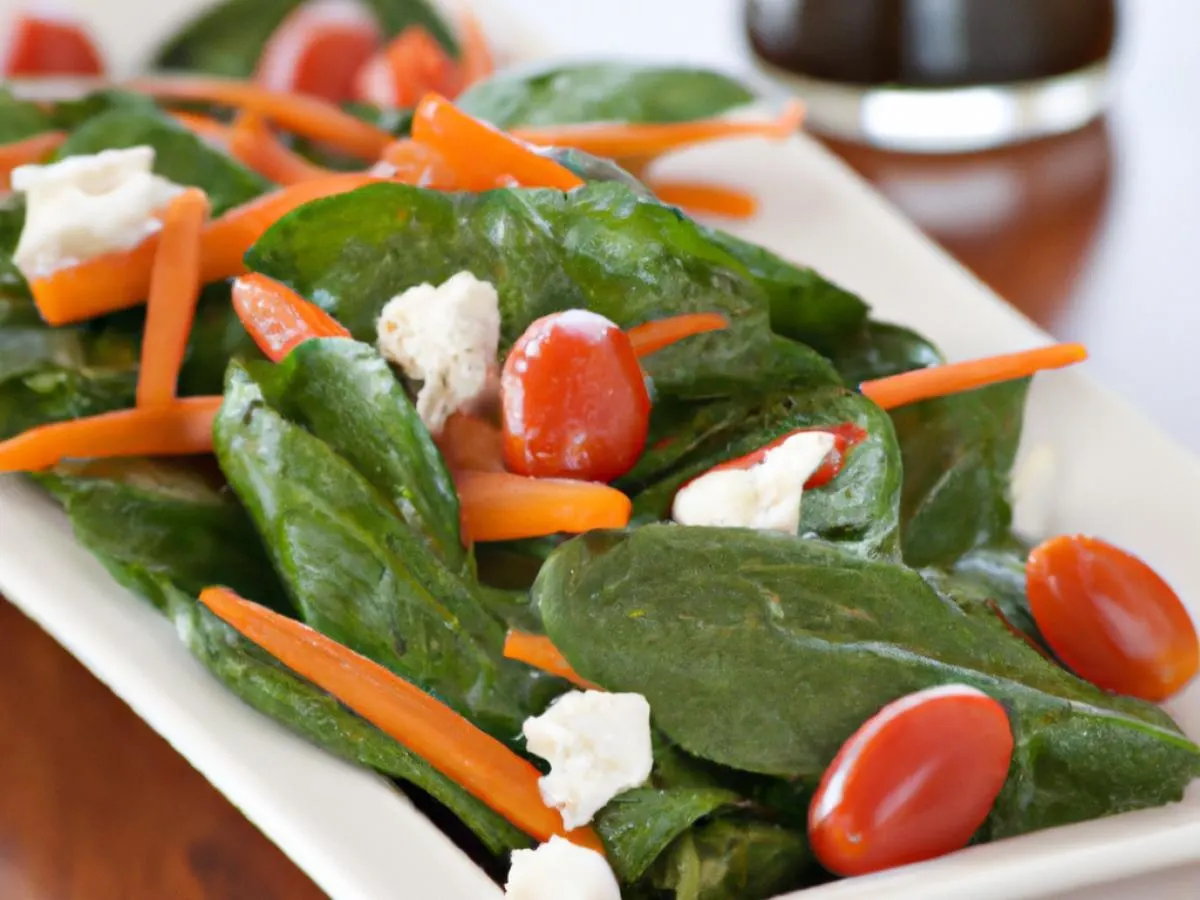 Individual Box: Baby Spinach Side Salad with Balsamic Vinaigrette Individual Box: Baby Spinach Side Salad with Balsamic Vinaigrette