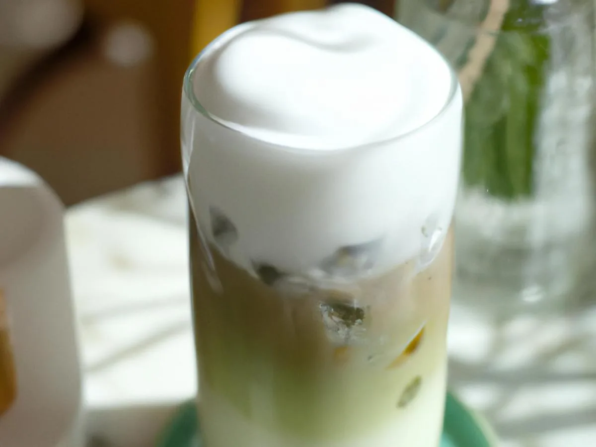 Jasmine Green Tea with Rock Salt Crema [24 oz Unsweetened]